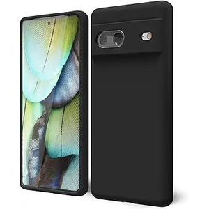 Silicone Case for Google Pixel 7 5G - Black (Shockproof, DustProof, Antiskid, Full Body Armour Phone Cover)