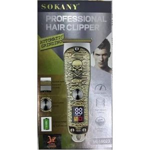 Professional Rechargeable Hair Beard Trimmer - gold