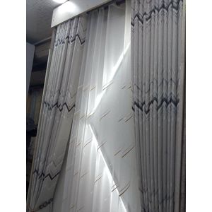 3 Metres (2pcs) A pair of Cream wave for a patio sliding door and window Curtains 