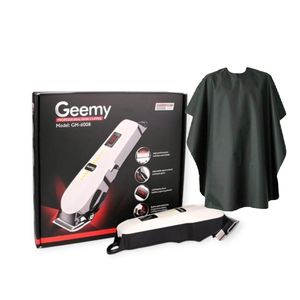 Geemy 2 in 1 Professional Electric Shavers Hair Shaving Machine And Hair Cutting Cape