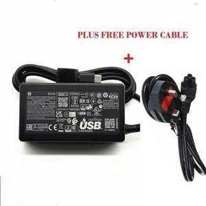 Hp Original 65W Type-C Laptop Charger/Adapter - Black