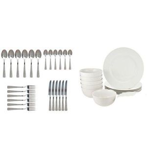Dinner Set 36pcs Ceramic Dinnerset- White