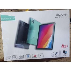 Discover Note 16 Plus 10.1' 8GB RAM 256GB ROM Android Tablet 6000 mAH -Multicolor