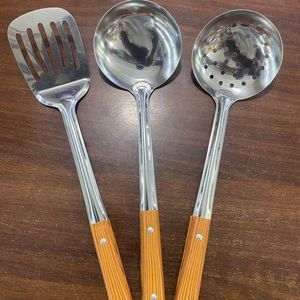 3pcs serving and cooking spoons
