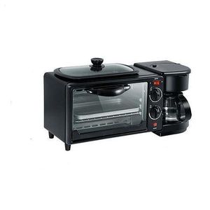 3-in-1 Multifunctional Electric Breakfast Machine - black