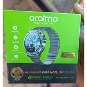 Oraimo Watch Nova RV Functionality: Supports wireless HD calling and video watch faces