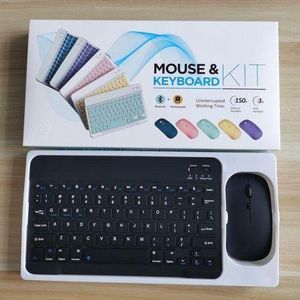 Rechargeable Backlit Bluetooth Keyboard & Mouse Combo For Pc, Tablet, Android & iOS-Black