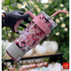 Double Wall Stainless Steel Tumbler Cup – Mixed Design