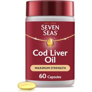 Seven Seas Cod Live Oil Maximum Strength 60 Capsules – High-Dose Omega-3, Vitamin A & D for Joints, Heart & Immunity  Uganda