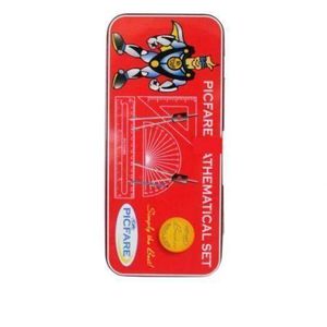 Picfare Mathematical Students Geometry Set - Red