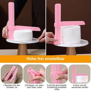Adjustable Cake Smoother Set