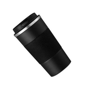 Stainless Steel Travel Mug  - Black