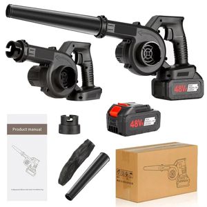 48V Cordless Electric Air Blower & Vacuum / Handheld Leaf Blower and Dust Cleaner Kit