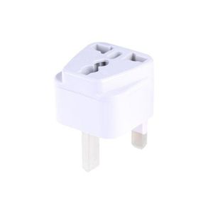 Universal Global-to-UK Socket Adapter – High-Speed Conductivity – White