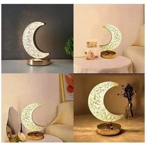 Moon crystal table lamp 