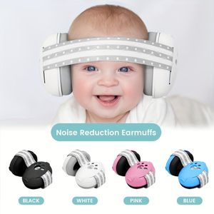 Baby Ear Muff Noise Cancelling Headphones For Travel Plane Sleeping, Soft Headband, Multilayered Noise Reduction Multi-color 