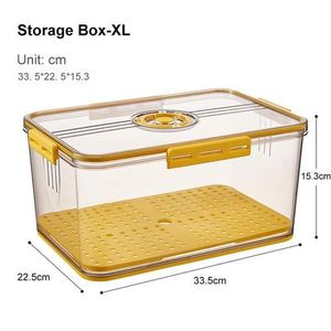 1pc Multipurpose Fridge Storage Box, Vegetable & Fruit Storage Container,  Water Bottle Storage Box, Egg Storage Container, Organizer, Storage Box
