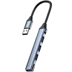 Green Lion 4-In-1 USB Hub - Docking Station Adapter - Black