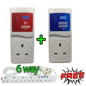 Other Fridge Guard+ TV Guard +Free Amaze 6 Way Extension