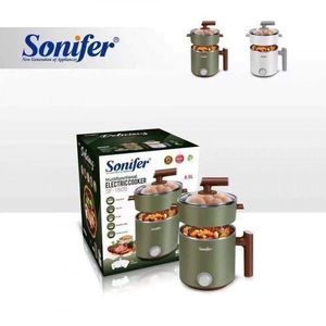 Sonifer Slow Mini Kitchen Multi functional Electric cooker Boiler Steamer- Multi-colours.