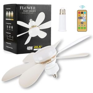 Flower Fan Light-White