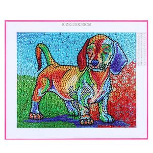 5D DIY Diamond Painting Special Shape Diamond Cute Animals Diamond Painting Kits for Kids Beginner