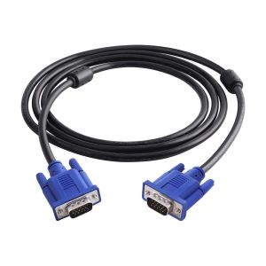Vga To Vga Cable 1.5M For Pc,Monitor, Lcd, Led, Plasma,Projector,Tft, Black CPU To Monitor Cable