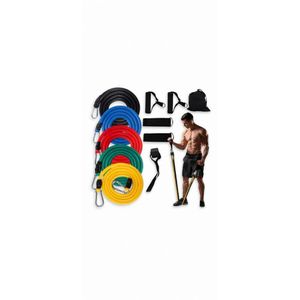 Men Women Resistance Rubber Bands Stackable Workout Bands with Handles Door Anchor Ankle Home Gym Attachments .