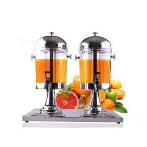 9 Litres Stainless Double Table Juice Dispenser  Stainless (1YRS WRNTY). multiple color