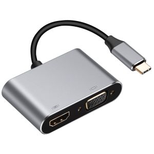 Adapter - USB-C - HDMI Type C To 4K HDMI VGA - 87W