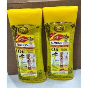 VEET GOLD Almond Super Whitening Face & Body Oil  For Whitening & Moisturizing-200ml