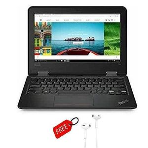 Lenovo Refurbished ThinkPad 11e 8GBRAM 128GB SSD 11.6" Plus Free Earphones-Black (Grade A)