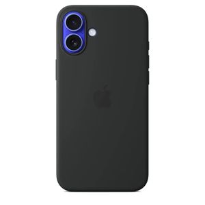 iPhone 16 Plus Silicone Case with MagSafe and Camera Control: Lightweight Phone Case, Wireless Charging Compatible, Smooth Matte Finish Black