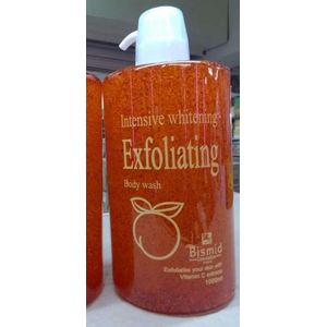 Bismid Exfoliating Intensive whitening  with Vitamin C  Extract body wash For Moisturizing , Brightening, Skin Even Tone ,Youthful Glow,Anti-wrinkles-1000ml