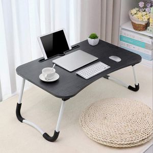 Multi Functional Multifunction Foldable Breakfast Bed Laptop Table Tray - Multicolor