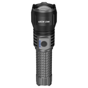 Green Lion Hunter Portable LED Torch - Grey