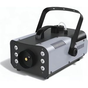 Fog Machine 1500W Smoke Machine with 6RGB LED & Wireless Remote Control, Continuous Fog Party Smoke Machine Spray Distance 8m for Party Halloween Stage Birthday Introduction..