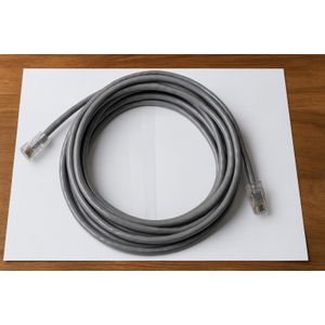 D-Link Cat6 5m Ethernet Cable - Terminated Ethernet Cat 6 cable - Ready to use- LAN Cable Gray 