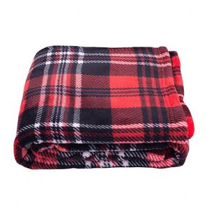 1 Piece Of Soft Fleece Throw  Checked Large Polar Fleece Warm Soft Blanket Sofa Bed Travel Car Warm Tartan Sofa  Bed  BLankets 150cm X 200cm