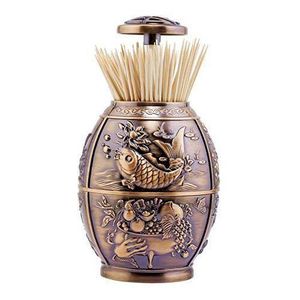 Multi-design Egg Shape Toothpick Holder Eltahan Automatic- Brown.