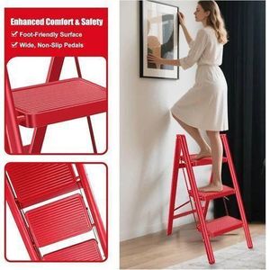 Slim-Fold Multi-Step Safety Ladder