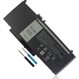 7.4V 51Wh Type G5M10 Laptop Battery Compatible with Dell Latitude E5450 E5550 E5250 15.6 inch 8V5GX R9XM9 WYJC2 1KY05 080-854-0066 0WYJC2 451-BBLN Standard Rechargeable Li-Polymer Battery 4-Cell