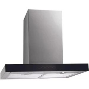 Newmatic 60cm Kitchen Chimney Hood H64.6S, Touchscreen Control Panel, Kitchen Extractor Fan â€“ Silver
