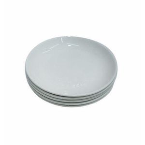 Dinner Curved Plates 6pcs-White