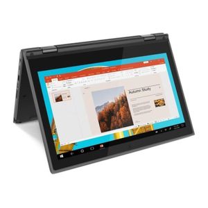 Lenovo Refurbished 300e X360 11.6" Touchscreen Convertible 2 in 1 Intel 4-Cores Processor, 256GB Total STORAGE (128GB SSD Plus 128Gb Memory Card) 4GB RAM USB Type-C Charger-(Grade-A)
