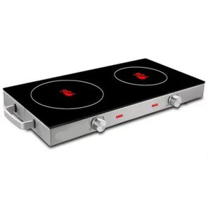 Double electric infrared cooker