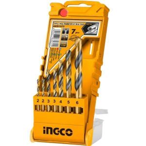 INGCO 7Pcs HSS twist drill bits set(AKD1075)