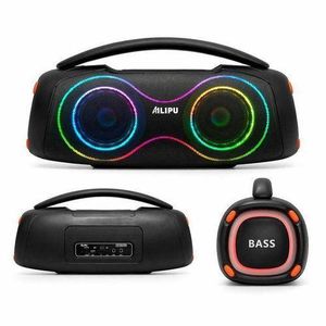 AILIPU Rechargeable Party Box Bluetooth Bass Speaker With Mic And Remote