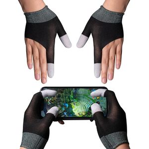 Silver Fiber E-Sports Gaming Gloves - Multicolor 