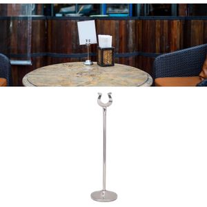 Table Number Holders, Stainless Steel Table Card Holder Place Card Holders Small Photo Holders for Food Signs, Memo Notes, Weddings, Restaurants (U Shape) 